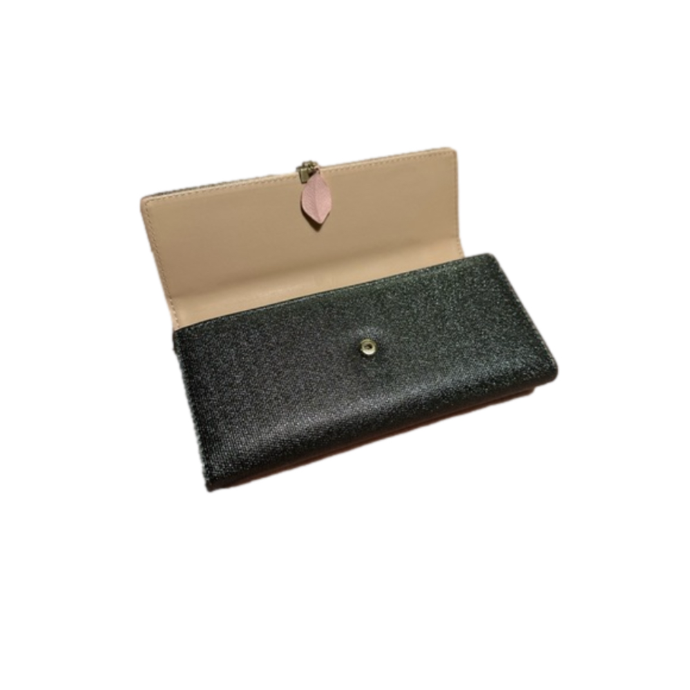 Black Glitter Wallet - Picture 4 of 5